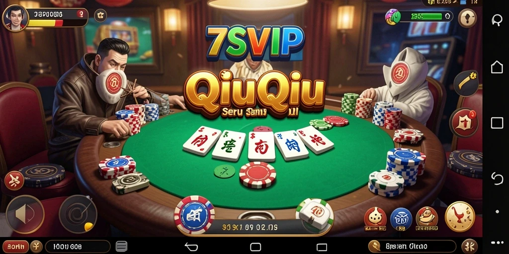 Gameplay QiuQiu yang mendebarkan di 7SVIP.