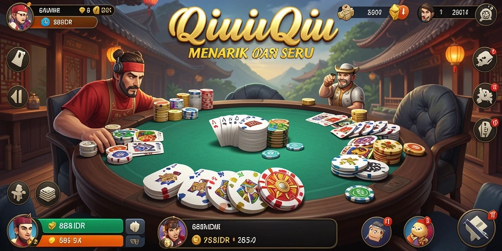 Screenshot gameplay QiuQiu yang menarik dan seru dari 888IDR.