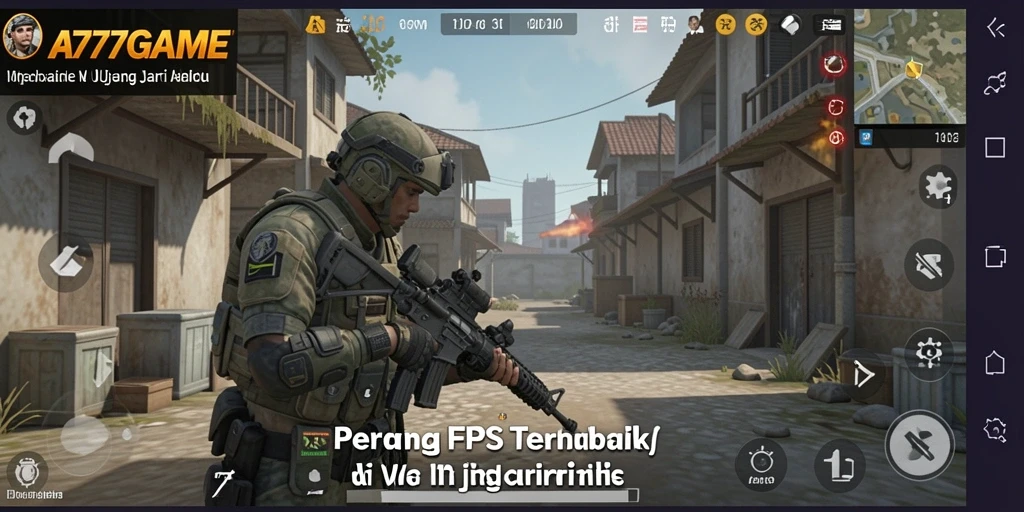 Tampak menakjubkan dari gameplay A777GAME dengan aksi FPS intens.