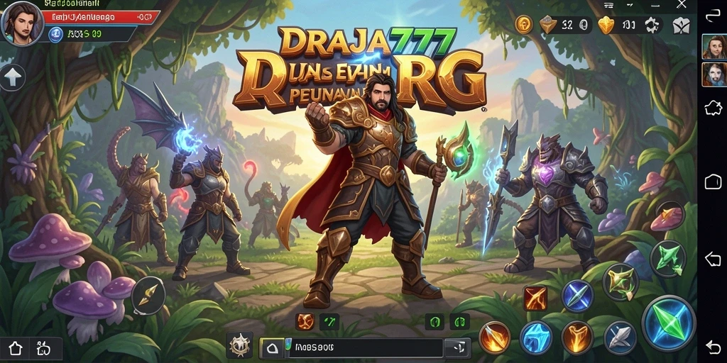 Tampilan gameplay DRAJA777 yang menegangkan dan penuh aksi.