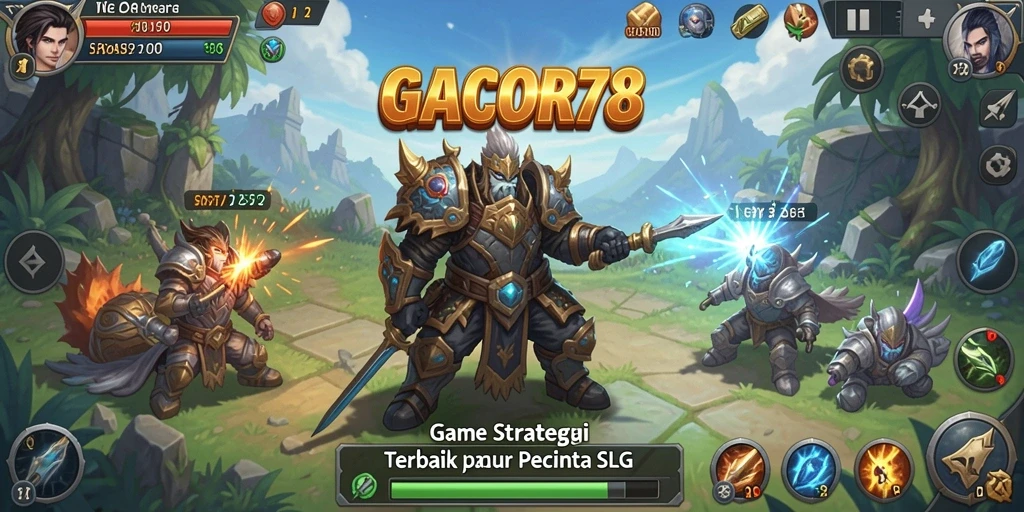 Screenshot menunjukkan gameplay strategi menawan di GACOR78.