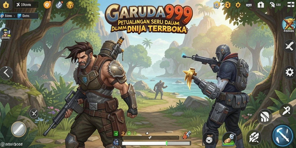Tampilan screenshot GARUDA999 menunjukkan petualangan seru di dunia terbuka.