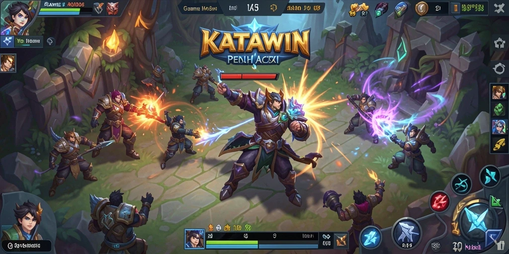 Gameplay seru KATAWIN dalam aksi penuh