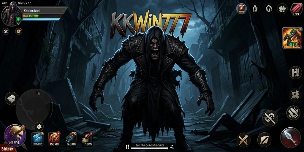 Menampilkan suasana menakutkan dari gameplay KKWIN777 yang seru.