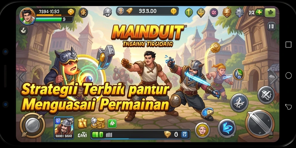 Gameplay seru dari MAINDUIT yang menantang pikiran dan taktik.