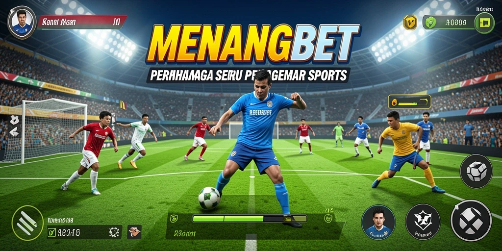 Tampilan gameplay seru dan penuh aksi olahraga di MENANGBET.
