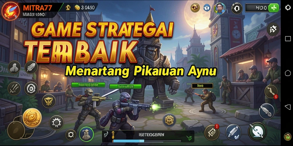 Tampilan gameplay menarik dalam MITRA77 yang penuh strategi.