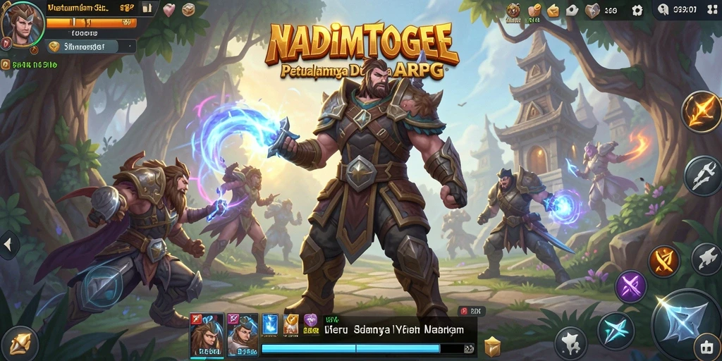 Gameplay NADIMTOGEL yang memukau dalam dunia ARPG.