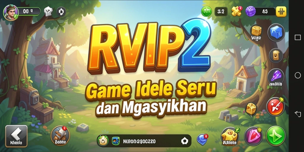 Tampilan gameplay RVIP2 yang menawan dan penuh warna.